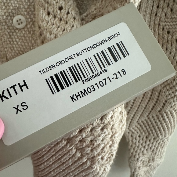 KITH TILDEN CROCHET BUTTONDOWN-BIRCH - Picture 8 of 8